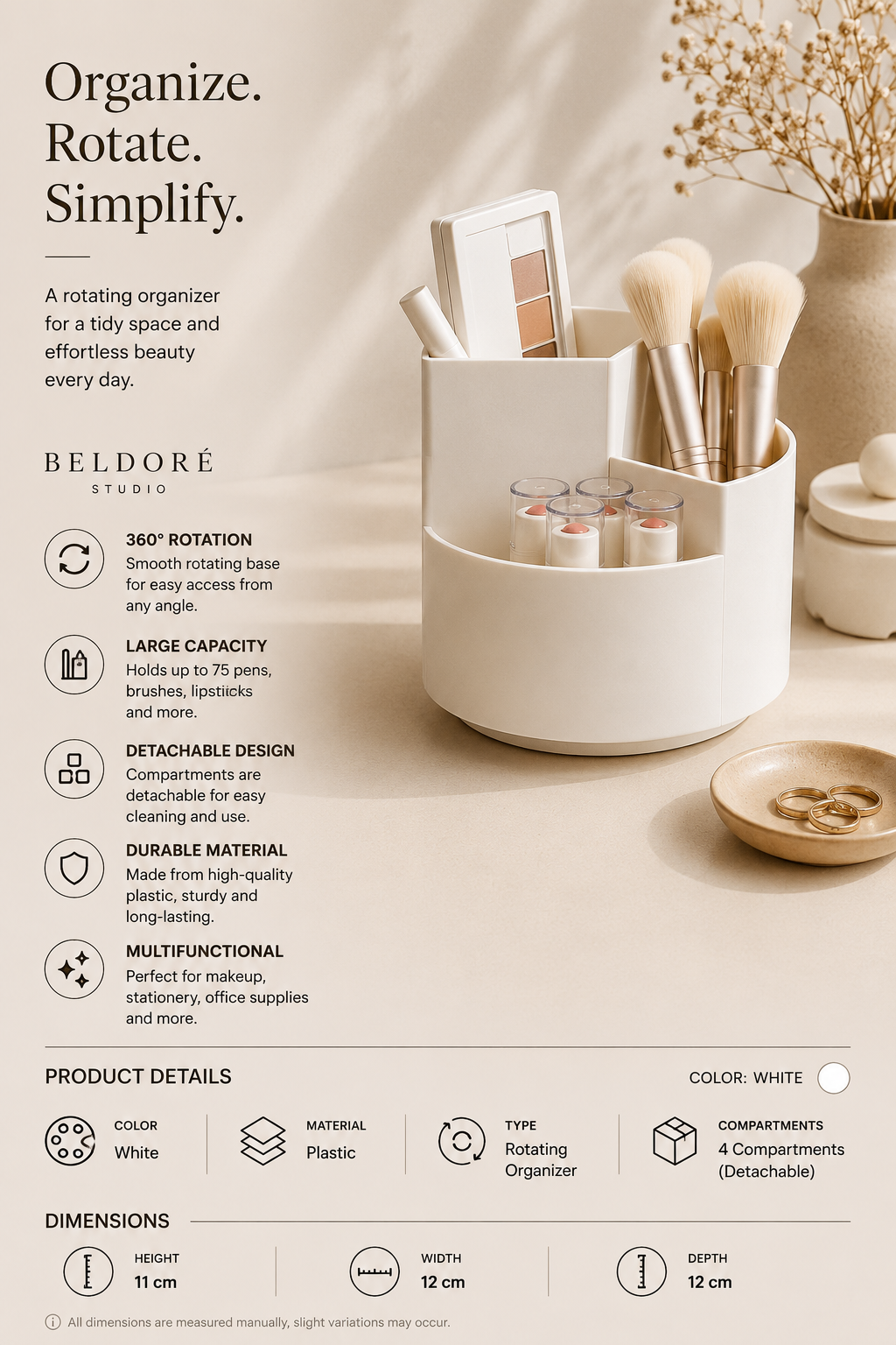 Signature Rotating Organizer