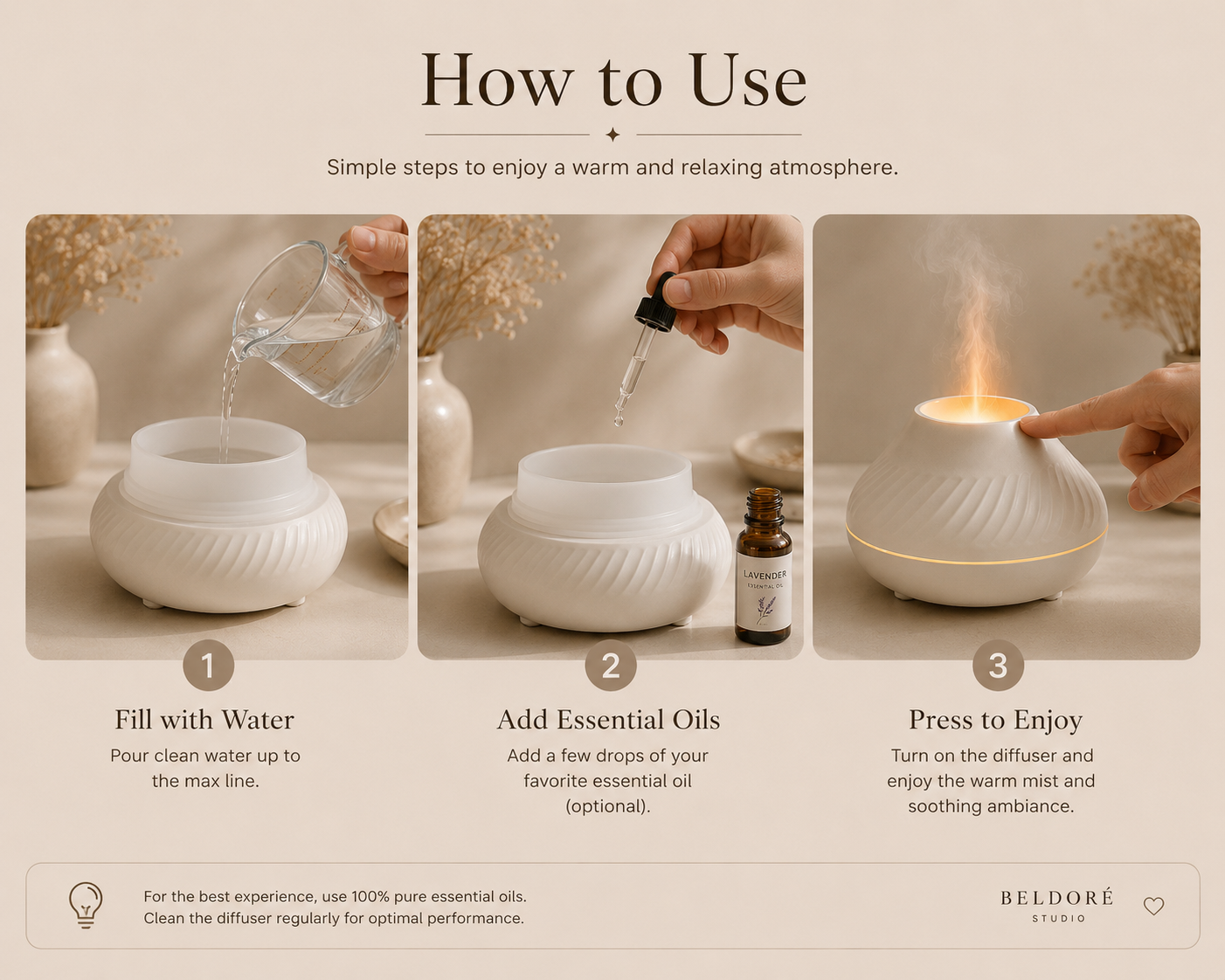 Flame Mist Aroma Diffuser