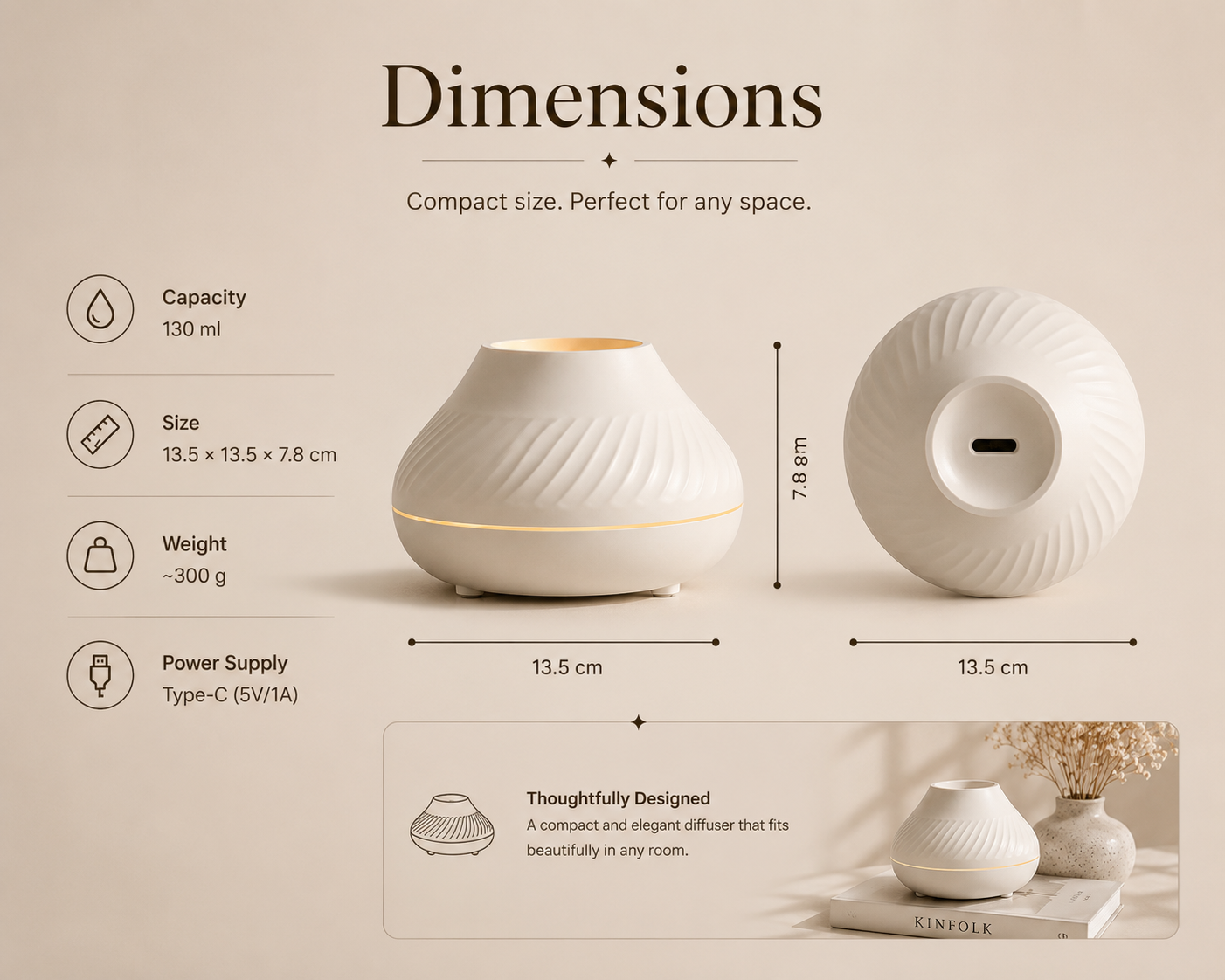 Flame Mist Aroma Diffuser